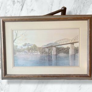 Framed & Matted Vintage Rare Artist Proof By Larry Dodson, 1979